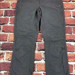 Kuhl W Sz 8 legendary Pants Gray Cargo Zip Pockets
